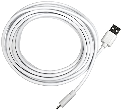 System-S - Cable Micro USB (5 m), Color Blanco