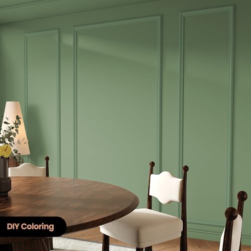 SmartStandard Pre-Cut Wall Molding Kit, 3-Frame Wainscoting Panels for Interior Wall Moulding Decor, Ready to Assemble Accent Panel by SMARTSTANDARD - Used condition - Image 8