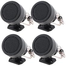 4pcs Dome Tweeters, 12V 500W High Efficiency Car Stereo Speakers, TP-006A Mini Dome Tweeter Speakers for Car Audio System Accessories