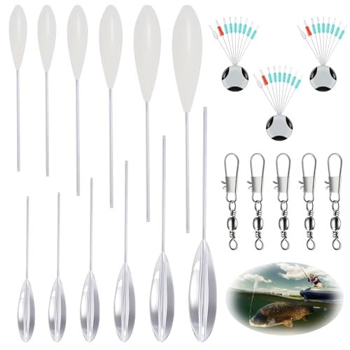 Fhioevt 20 Pièces Bombette Peche Truite Set 6...