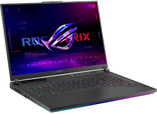 Rog Strix G18 (18-inch WQXGA IPS 240Hz, i9-13980HX, RTX 4080 12GB, 32GB DDR5 RAM, 2TB Performance NVMe SSD, Backlit Per-Key RGB KB, Mux Switch, HDR, Wifi 6E + BT, Windows 11 Pro, Grey, made_by_ASUS)