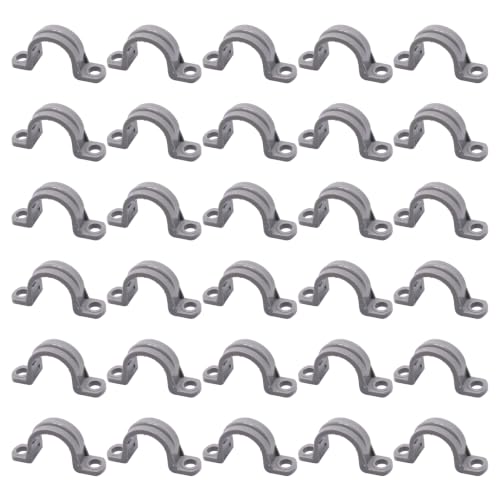 BENLIUDH 1/2 Inch PVC Pipe Strap, 2-Holes Conduit Pipe Clamps