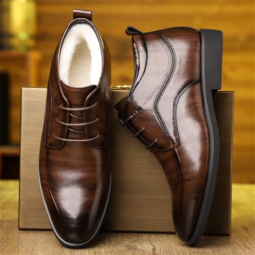 Men's Dress Shoes Winter Warm Casual Oxford Shoes Business Formal Shoes Men's Business Casual Shoes3