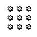 Led World 50 PCS 3W Deep Red High Power 660NM Plant Grow LED Emitter Light with 20mm Star Base