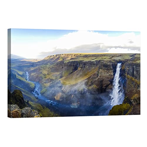 Tableau nature luminescent 80x120 cm - Toile canvas décorative Lights in the dark