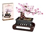 Vamuss 3-In-1Le-go Bonsai Tree Building Set,Cherry Blossom Tree Building Set,DIY Plant Model Botanical Collection Design Kit for Adults,Creative Gift for Home Décor and Office Art