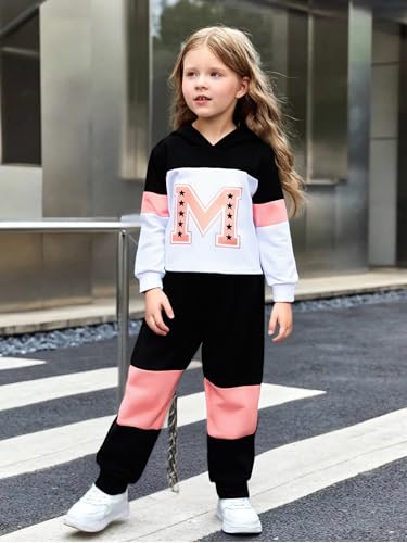 Image of Kid Toddler Girl Clothes - Tie Dye Hoodie Sweatshirt Girl Outfits Pullover Jogger Hooded Sweatpant Set