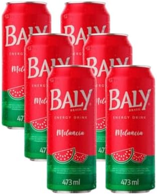 Baly Energético Melancia 473ml Com 6 unidades