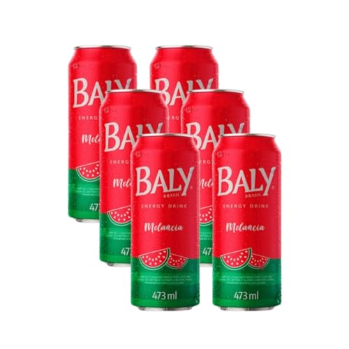 Baly Energético Melancia 473ml Com 6 unidades