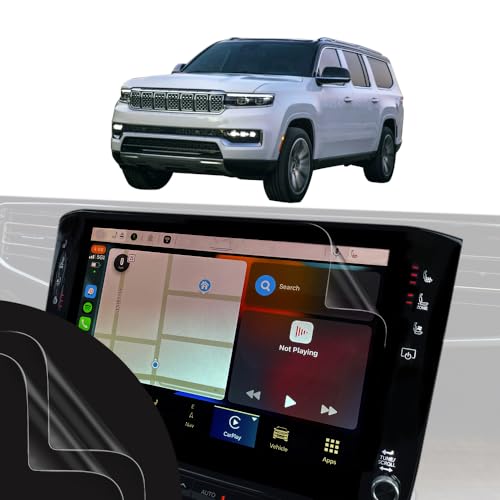 Artemis Shields Anti Glare Matte Screen Protector for 2023 Grand Wagoneer Series II 4x4 infotainment Navigation Display 2 Pack includes Main Display, Settings Display, Passenger Display