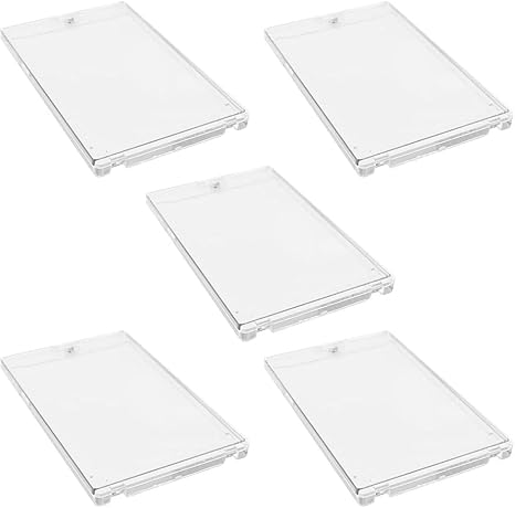 Amazon トレカ用 カードケース カードローダー 透明 プラスチック コレクション ディスプレイ 梱包用 5個セット トレカ 通販