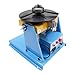 Rotary Welding Positioner, 0-90° Tilt Angle Welding Positioning Turntable with 2.56in 3-Jaw Chuck, Manual Flip Weld Positioner Device for Cutting Grinding Assembling