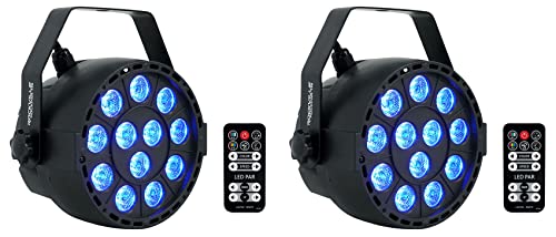 Rockville RockPAR TRI LED RGB Compact Par Can Pro DJ DMX Wash Lig...