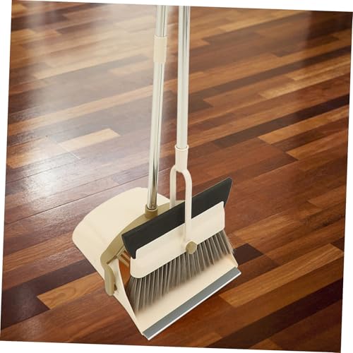 Gogogmee Staubbesen Set mit Langem Stiel Magnetisch Verbundenes Kehrschaufel Besen Set mit Haarentferner kamm Hängendes Home Cleaning Broom für Boden Bad und Garten Praktische Aufbewahrung – Bild 4