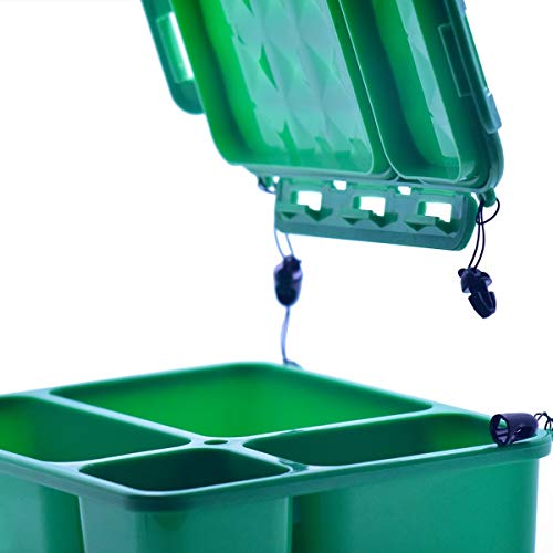 Go Green Lunch Box | Cars Leakproof Insulated Bpa Free Lunch Box Set Boy Kids | 5 Compartment Bento Leakproof Green Lunch Box | Insulated Lunch Bag | Beverage Bottle | Gel Ice Pack | (Fast Flames) #TOP7