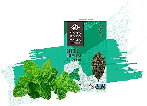 Yamamotoyama Mint Green Tea, 18 bags