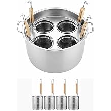 Ollary for Stainless Steel PastInsert Game for Pot for Commercial Stainless Steel Paste with Divisor and Paste Strainer, Noodles, Vegetables,A-4 Holes