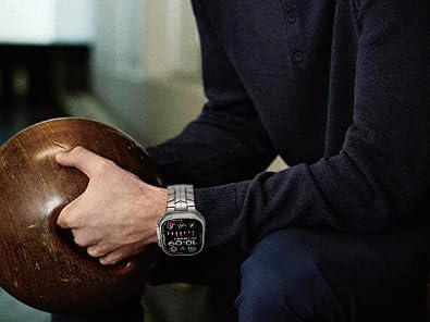 NewWays Grade 2 Titanium Band Compatible with Apple Watch Band
