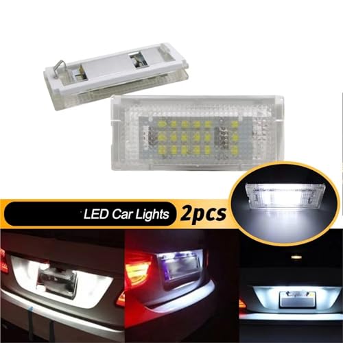 Luces matrícula LED E46 sustitución directa bombilla trasera fundida 1998-2005 4