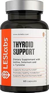 LES Labs Thyroid Support, Natural Supplement for Thyroid Health, Metabolism & Thyroid Hormone