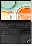 Lenovo ThinkPad X13 G1 Laptop, 13.3' Notebook, Intel i5-10210U, 8GB RAM, 256GB SSD, Windows 11 Pro (reacondicionado)