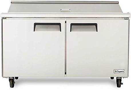 Supera SSPT2R6-1 Sandwich/Salad Preparation Table, 60"