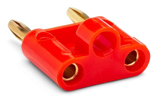 Hosa BNA-100 conector doble banana 2 piezas miniatura 4
