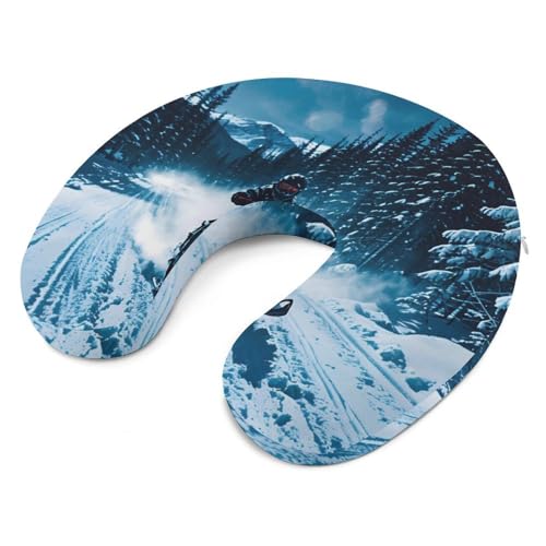 Almohada U de Espuma viscoelástica 30x25 cm Cervical miniatura 6