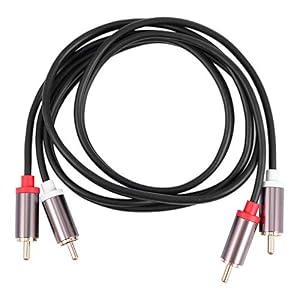 Milisten Adapterkabel Stecker-kabel Stereo-audio-verbindung für Heimkino Hdtv und Spielekonsole mit Kupferleiter und Vergoldeten Steckern