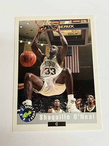 1992 Classic Draft Pick Shaquille O'Neal Rookie card #1