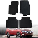 GXARTS Waterproof Car Floor Mats Carpet Full Set Fit for Nissan Rogue 2014 2015 2016 2017 2018 2019 2020 | All-Weather Protection, with Anti Sliding Back