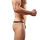 YUFEIDA Sexy Herren Boxer Slips Unterwäsche Schwarz Dessous Strings Höschen 3-Stück