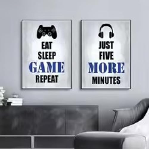 Affiche de jeux abstraits 50x70 cm avec cadre noir et blanc pour salon