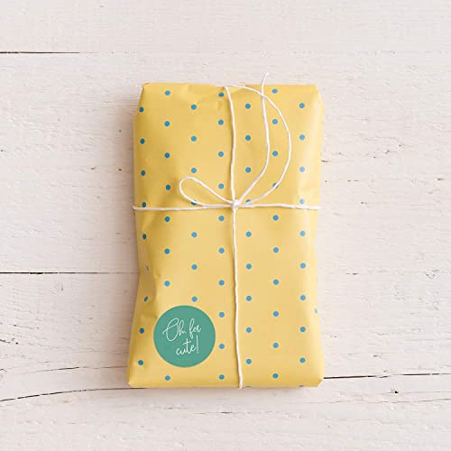 Oh Fer Cute Shipping Labels / 4 Colorful Oh For Cute Designs / 500 Small Business Stickers / 1.5" Business Packaging Tags/Made In The Usa #TOP4