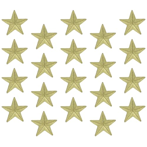 Image of SHOP AWARDS AND GIFTS Gold Chenille Lapel Pins for Student Recognition in Academics and Sports, Large Star, 7 /8 Inch, Pack of 20