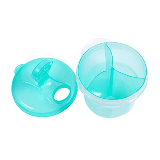 Bright Concepts Powder Formula Dispenser and Snack Cup, Colors Vary, 2-Pack