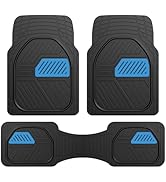 Coverado Automotive Floor Mats, Heavy Duty Rubber Car Floor Mats, Deep Dish All-Weather Floor Mat...