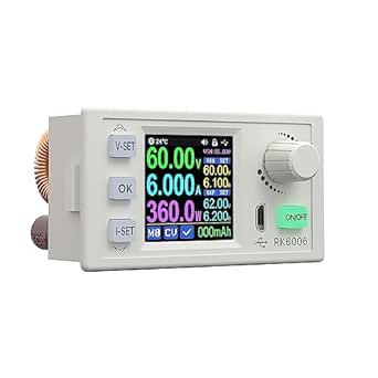 RK6006W Communication Version 60V 6A Multimeter DC DC Voltage Current Adjustable Step-down Power Buck Converter Voltmeter
