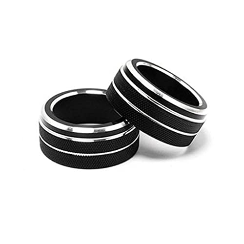 BOYUER Aluminum AC Knob Cover for Toyota Corolla (2019-2026)