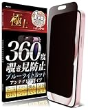 Agrado 360度 覗き見防止 フィルム iPhone15 iPhone15Pro 用 いphone15 Pro アンチグレア さらさら マット素材 ブルーライトカット