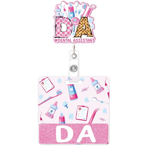 Dental Assistant Badge Reel with Buddy