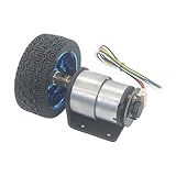 BREWIX Motor 1 Set Motor Encoder DC 6V 12V 6mm Shaft High Torque Gear Motor with Mounting Bracket 65