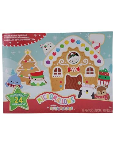 Micromallows 2.5" Squishmallows Holiday Advent Calendar Plush - 24pk