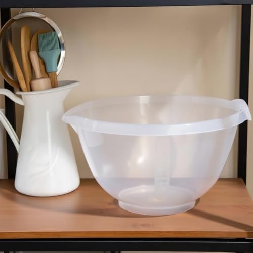 Image of Home Fittings 7L Classic Prepware Expert Mixing Bowl with Measuring Clear Quality You can Trust Dunlem Wham Easy Grip and Pour