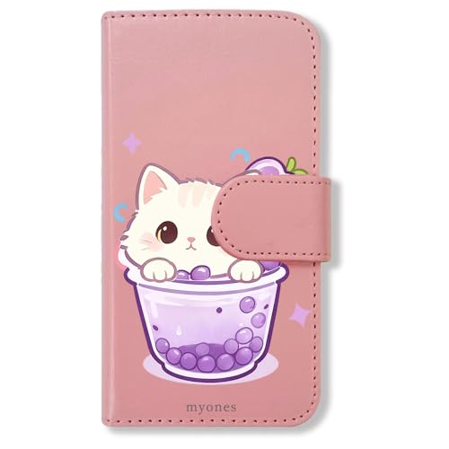 myones Redmi 12 5G/XIG03�Ή� �蒠�^(�s���N���L�ƂԂǂ�) �L �C���X�g ���� �Ԃǂ� �O���[�v �e�B�[�J�b�v ���₵ �_�C�A���[�^�C�v ���J�� �J�[�h���[ �t���b�v �J�o�[