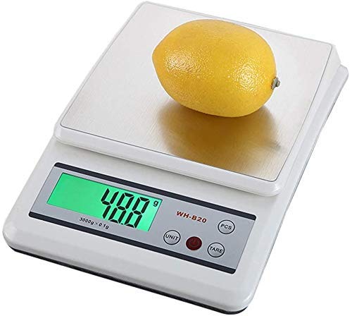 Báscula Electrónica Precisión Alta Acero Inoxidable 10000g miniatura 1