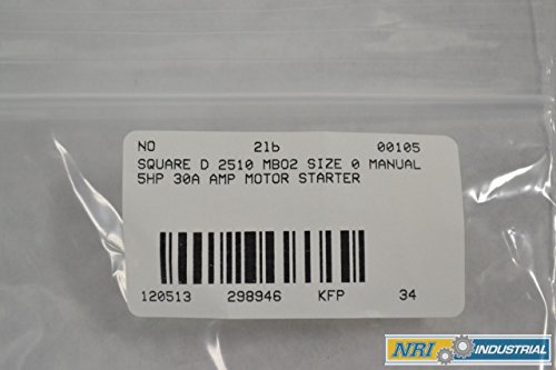 New SQUARE D 2510 MBO2 Size 0 Manual 5HP 30A AMP Motor Starter B298946 miniatura 4