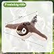 PASLFC Interaktives Katzenspielzeug Selbstbeschäftigung,Fliegender Vogel Katzenspielzeug,Elektrisches Vogelspielzeug für Katzen,Katzenspielzeug Vogel Flattern,Spielzeug Katze,Flying Bird Cat Toy