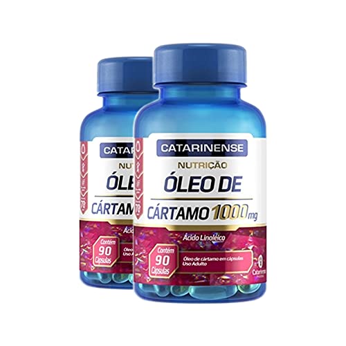 Kit 2 Óleo de Cartamo 1000mg Catarinense 90 cápsulas