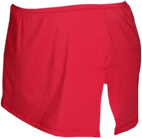 Low Rise Mini Tennis Skirt with Shorts (X-Large, Red)
